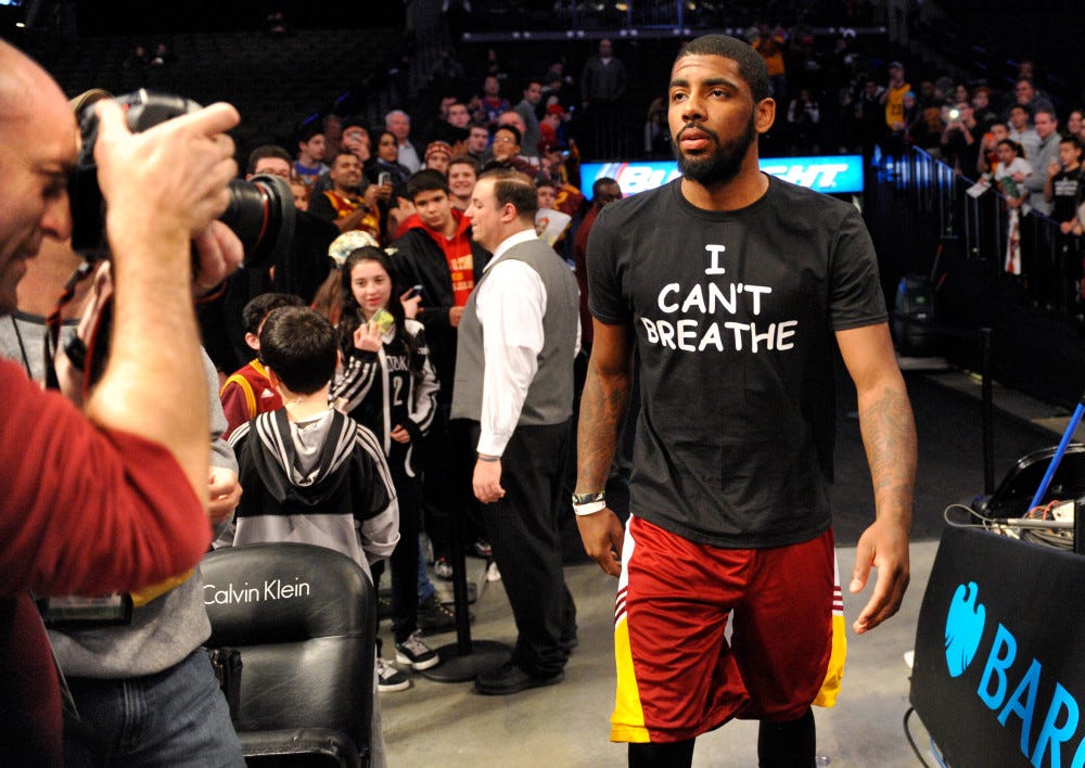 kyrie irving warm up jersey